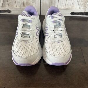 New Balance Womens Fresh Foam X 840F Running Walking Comfort White Lilac 8.5 2E